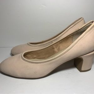 Seychelles Womens Mary Jane‎ Pump Pastel Pink Leather Anthropologie Heels Size 9